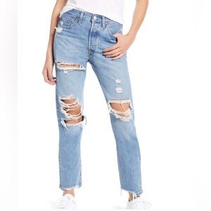 Levis 501 ripped jeans - 30